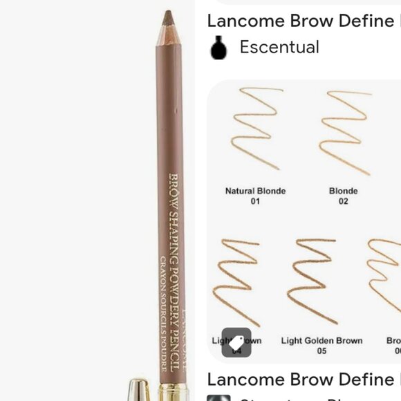 Luxury Neutral Brown Brow Pencils x2 - Picture 1 of 8